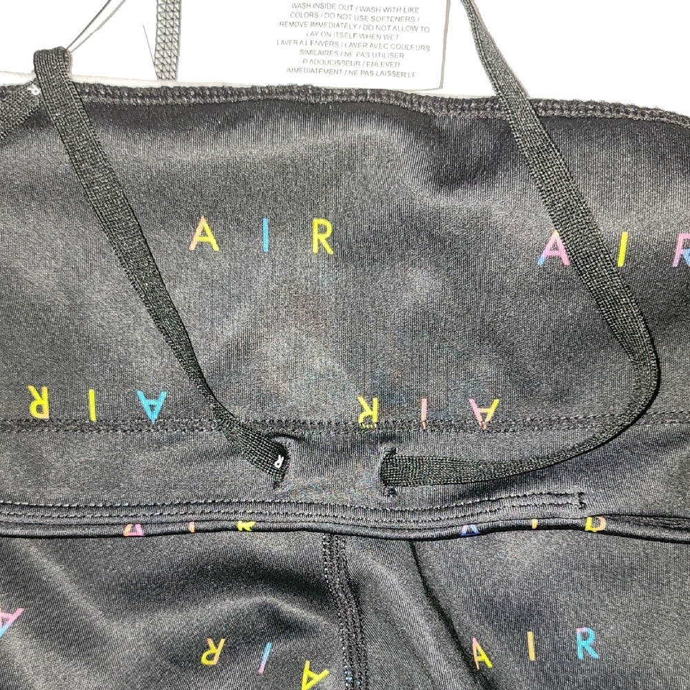 New Nike Air Mukticolored All-over Logo Plus Size 7/8 Leggings Size XXL - Picture 7 of 16